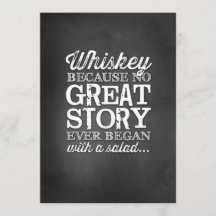 Chalkboard 12x18 Table Sign Whiskey Weil