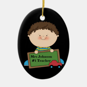Chalkboard #1 des niedlichen Cartoon Keramikornament