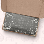 Chalkboard a Merry Little Christmas Seidenpapier<br><div class="desc">Chalkboard haben Sie eine frohe kleine Weihnachtssternnacht</div>