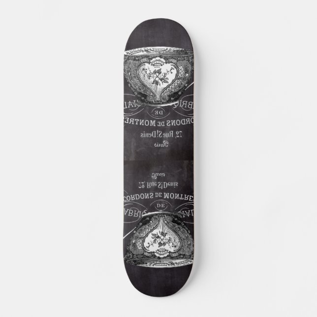 Chalkboard Alice im Wunderland Tee-Party-Tee-Tee Skateboard (Vorderseite)