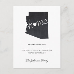 Chalkboard-Ankündigung für die Beförderung von Ari Ankündigungspostkarte