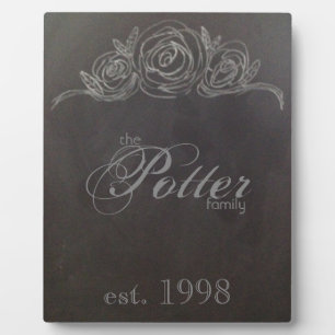 Chalkboard Anniversary Plaque Fotoplatte