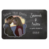 Chalkboard Art Wedding Save the Date