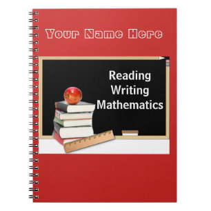 Chalkboard Back to School Notebook Notizblock