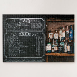 Chalkboard Bar Menu Puzzle