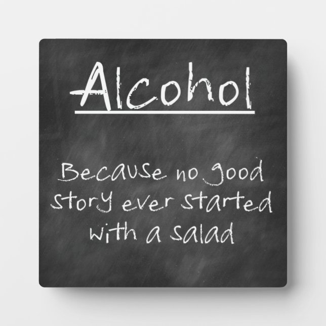 Chalkboard Bar Sign mit viel Spaß Fotoplatte (Vorderseite)