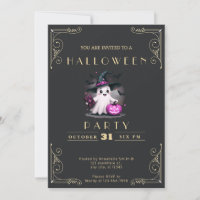 Chalkboard Black & Gold Ghost-Assistent