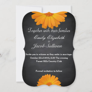 Chalkboard Blackboard Daisy Inspiriert Hochzeit Save The Date