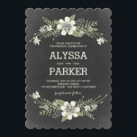 Chalkboard Blooms Hochzeitseinladungen Einladung<br><div class="desc">Matching-Elemente verfügbar. Besuchen Sie unseren Shop unter BERRYBERRYSWEET.COM für weitere Optionen. Design © Berry Berry Sweet Designs</div>