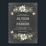 Chalkboard Blooms Hochzeitseinladungen Einladung<br><div class="desc">Matching-Elemente verfügbar. Besuchen Sie unseren Shop unter BERRYBERRYSWEET.COM für weitere Optionen. Design © Berry Berry Sweet Designs</div>