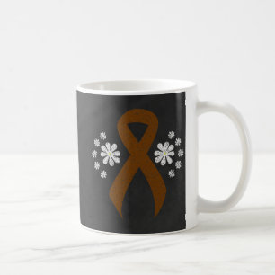 Chalkboard Brown Awareness Ribbon Tasse