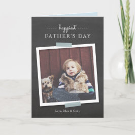 Chalkboard Cheer Vatertag Card Karte
