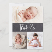 Chalkboard Custom Multiple Foto Baby Boy Dusche