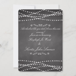 Chalkboard Custom Wedding Einladungen