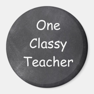 Chalkboard Design-Geschenk für klassische Lehrer Magnet