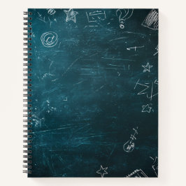 Chalkboard Doodles Notebook Notizbuch