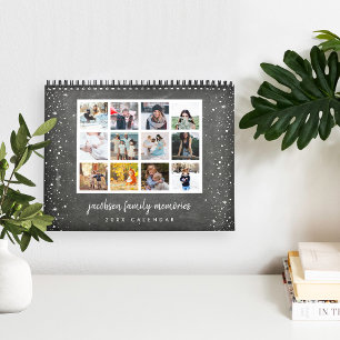 Chalkboard-Erinnerungen Custom Capture Foto Coll Kalender