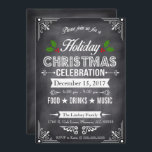 Chalkboard-Feiertag Einladung<br><div class="desc">Mit dieser eleganten Einladung laden Sie Ihre Freunde und Familie zu Ihrer Feier ein. Mit seinen weihnachtlich-heiligen, eleganten, dekorativen Ecken und Dividern und auf schwarzem Chalkboard-Hintergrund. Für weitere Anpassungen klicken Sie bitte auf die Schaltfläche "Anpassen" und verwenden Sie unser Designwerkzeug, um diese Vorlage zu ändern. Wenn Sie dickere Papiere bevorzugen,...</div>