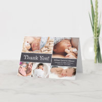 Chalkboard Foto.Collage Baby Boy Dusche Vielen Dan