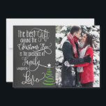 Chalkboard Foto Weihnachtskarte Feiertagskarte<br><div class="desc">Chalkboard Foto Weihnachtskarte</div>