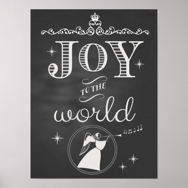 Chalkboard - Freude an der Welt Poster (Vorne)