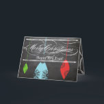 Chalkboard Frohe Weihnachtsfamilie Foto-Karte Feiertagskarte<br><div class="desc">Weihnachtsfotokarte Weihnachts Weihnachtsfotokarte Weihnachtskarte</div>