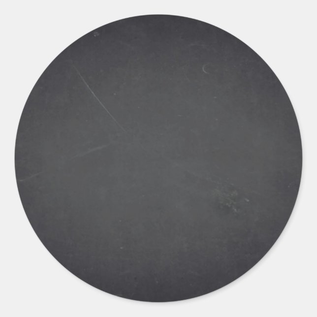 Chalkboard für leere Imitate - Jeden Text anpassen Runder Aufkleber (Vorderseite)