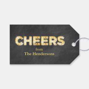 Chalkboard-Geschenketiketten Geschenkanhänger