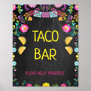 Chalkboard Girls Taco Zwei Tage, 2. Geburtstag Poster