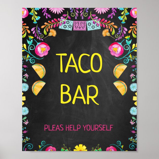 Chalkboard Girls Taco Zwei Tage, 2. Geburtstag Poster (Vorne)