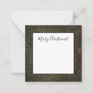 Chalkboard Gold Silver Stars Constellation Sky Mitteilungskarte
