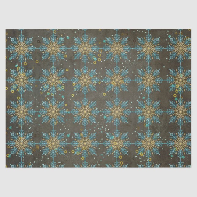 Chalkboard Gold Silver Stars Constellation Sky Seidenpapier (Vorderseite)