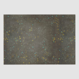 Chalkboard Gold Silver Stars Constellation Sky Seidenpapier
