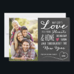 Chalkboard Gottes Liebe Fotokarte Feiertagskarte<br><div class="desc">Chalkboard Gottes Liebe Urlaub Fotokarte von Orabella Prints. Bitte ersetzen Sie das Vorlagenbild vor dem Kauf durch ein eigenes Foto.</div>