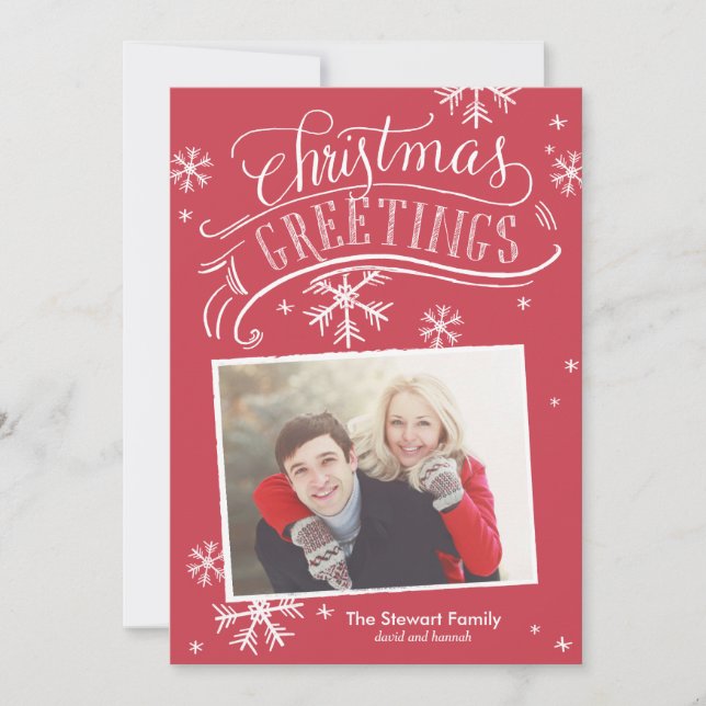 Chalkboard Greetings Collection Einladung (Vorderseite)