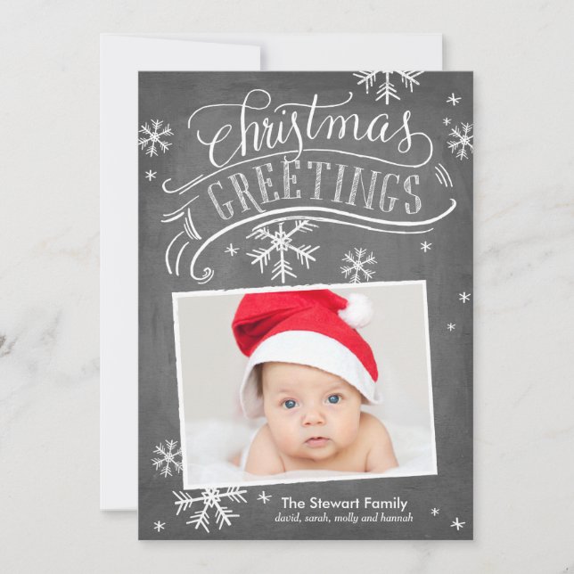 Chalkboard Greetings Collection Einladung (Vorderseite)