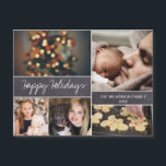 Chalkboard Happy Holidays Family Foto Collage Magnetkarte<br><div class="desc">Freude und Liebe in dieser Urlaubssaison mit unserer "Chalkboard Happy Holidays Family Foto Collage", einer einzigartigen und durchdachten Art, Ihre Weihnachtsgrüße zu vermitteln. Mit dieser innovativen Magnetkarte können Ihre Empfänger Ihre Wünsche auf ihrem Kühlschrank oder auf jeder Metalloberfläche leicht anzeigen oder sie können sie unter anderem für eine festliche Touch...</div>