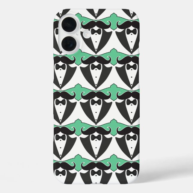 Chalkboard Herr Tuxedo Mustache Wedding Case-Mate iPhone Hülle (Rückseite)