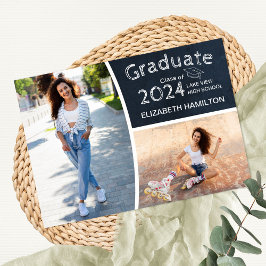 Chalkboard High School Foto Grad Ankündigung