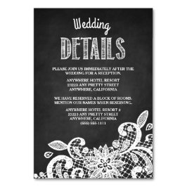 Chalkboard + Hochzeitskarten für Hochzeitsempfang Tischnummer
