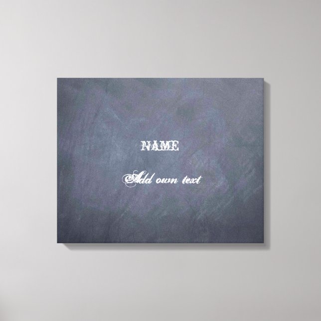 Chalkboard individuell angepasst leinwanddruck (Vorderseite)