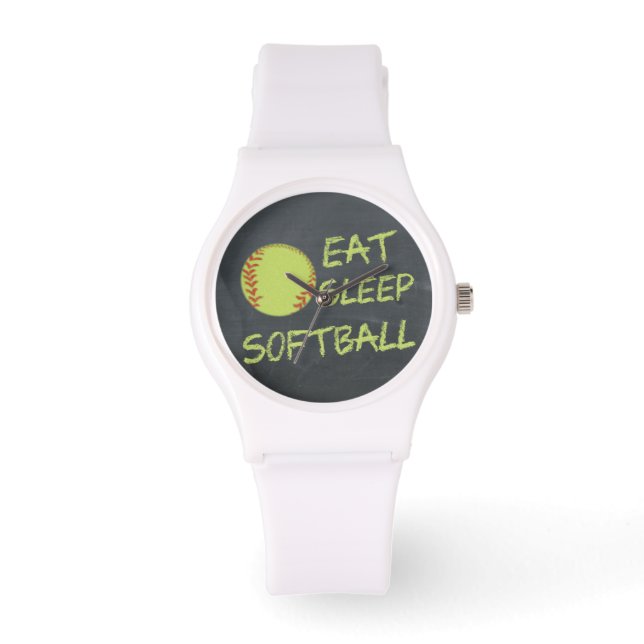 Chalkboard isst Schlafsoft Armbanduhr (Vorderseite)