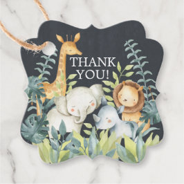 Chalkboard Jungle Baby Dusche Gefallen Geschenktag Geschenkanhänger