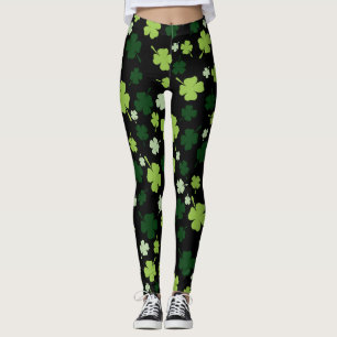 Chalkboard Kleeblatt St. Patrick's Day Leggings