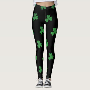 Chalkboard Kleeblatt St. Patrick's Day Leggings