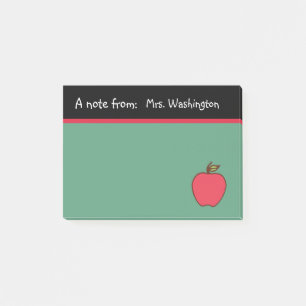 Chalkboard Lehrer's Apple Post IT Notizen Geschenk