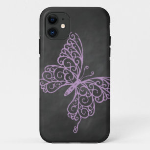 Chalkboard Lila Butterfly iPhone 5 Case-Mate-ID Case-Mate iPhone Hülle