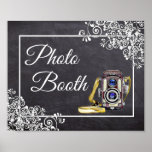 Chalkboard Look Wedding Foto Booth Poster<br><div class="desc">Chalkboard Look Wedding Foto Booth Poster</div>