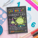 Chalkboard Mad Science Party Geburtstag Einladung<br><div class="desc">Chalkboard Mad Science Party Geburtstag - Setzen Sie Ihren Labrador Mantel, weil es explosiv Spaß! Ein sehr cooles verrücktes Party, um den großen Tag Ihres kleinen zu feiern. Diese kreative Einladung ist ideal für Mädchen und Jungen. Diese verrückte Party Einladung der Wissenschaft ist ein Gewinner, ohne dass es eines Tests...</div>