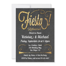 Chalkboard Mexicanisches Fiesta Probe Dinner